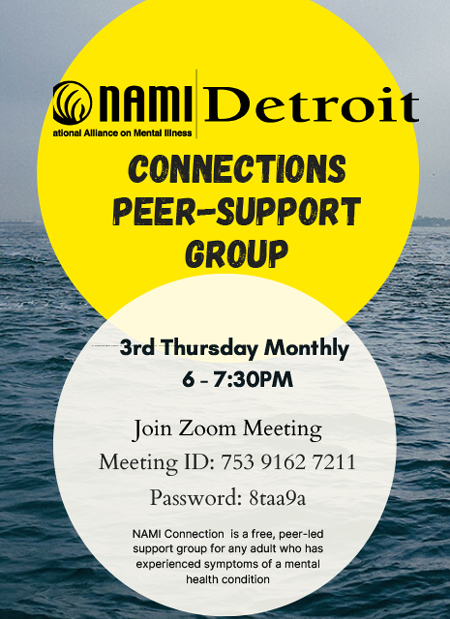 Connections Peer Support Flier
