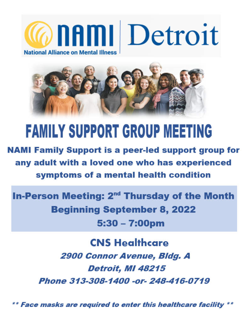 Family Support Group Flyer2